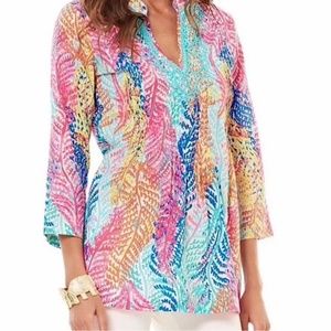 Lilly Pulitzer Sarasota beaded tunic